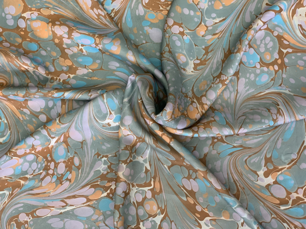 Ebru marbling process
